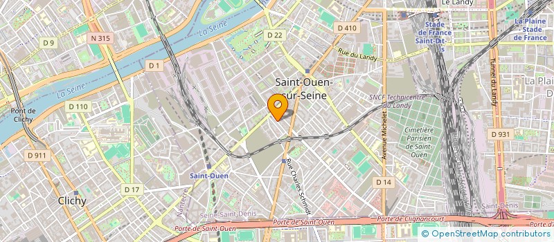 localisation de l'entreprise CHANDI  SAINT-OUEN-SUR-SEINE