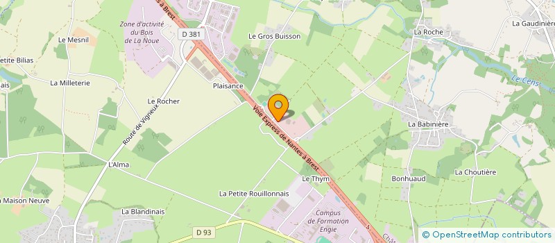 localisation de l'entreprise CHANDIOL  VIGNEUX-DE-BRETAGNE