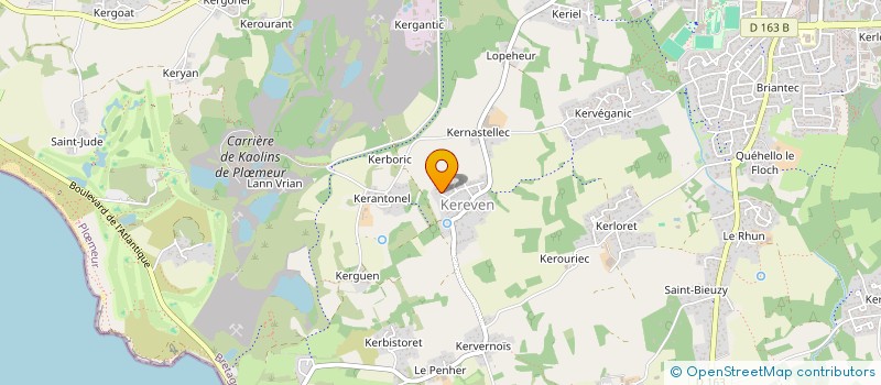 localisation de l'entreprise CHANDO à PLOEMEUR