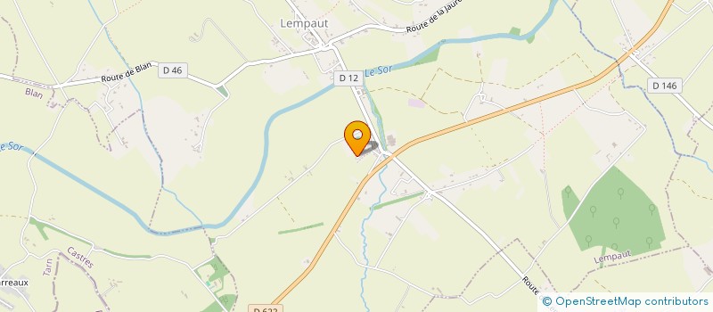 localisation de l'entreprise CHANDO à LEMPAUT