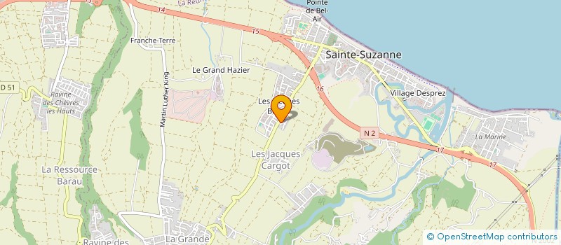 localisation de l'entreprise CHANDRANI à SAINTE-SUZANNE