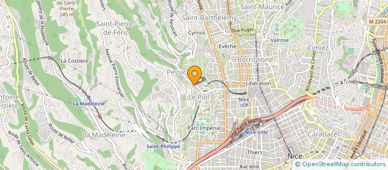 localisation de l'entreprise CHANE CHAUVIN  NICE