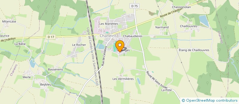 localisation de l'entreprise CHANEINS POKER CLUB à CHANEINS