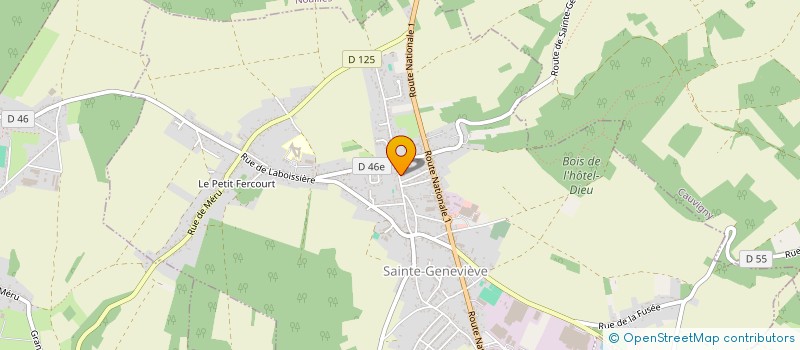 localisation de l'entreprise CHANEL  SAINTE-GENEVIEVE