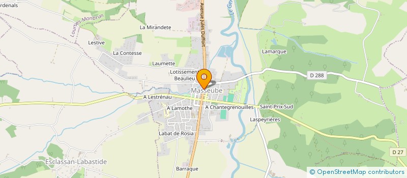 localisation de l'entreprise CHANEL BY CRIS  MASSEUBE