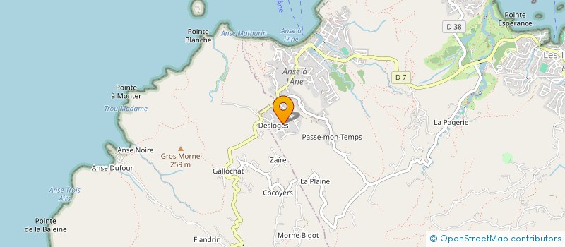 localisation de l'entreprise CHANEL CONSEILS CARAIBES  LES TROIS-ILETS