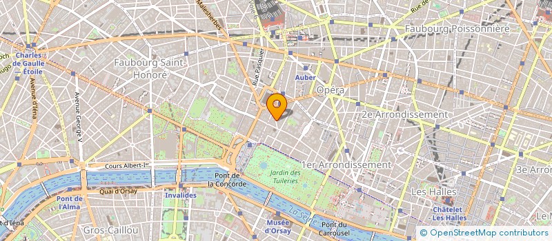 localisation de l'entreprise CHANEL COORDINATION à PARIS