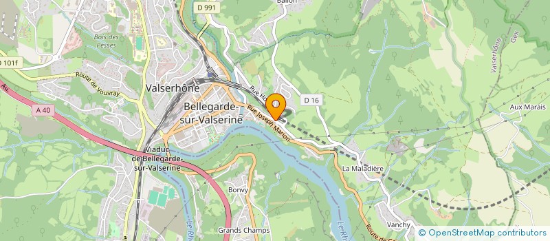 localisation de l'entreprise CHANEL INDIVISION à VALSERHONE