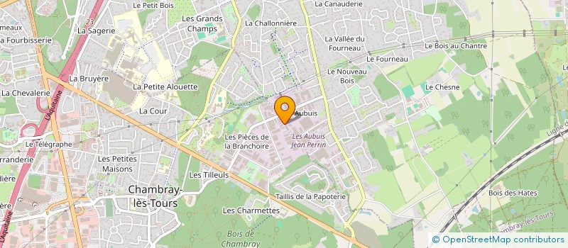 localisation de l'entreprise CHANELIE  CHAMBRAY-LES-TOURS