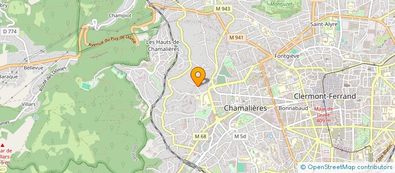 localisation de l'entreprise CHANELLES  CHAMALIERES