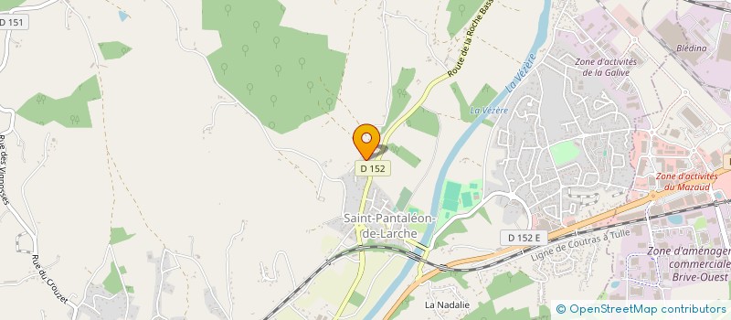 localisation de l'entreprise CHANERI  SAINT-PANTALEON-DE-LARCHE