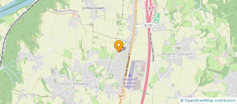 localisation de l'entreprise CHANET à REVENTIN-VAUGRIS