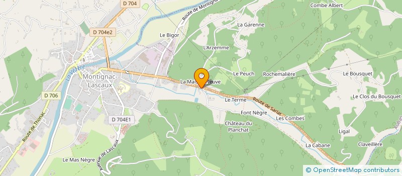 localisation de l'entreprise CHANET JEAN PIERRE à AUBAS
