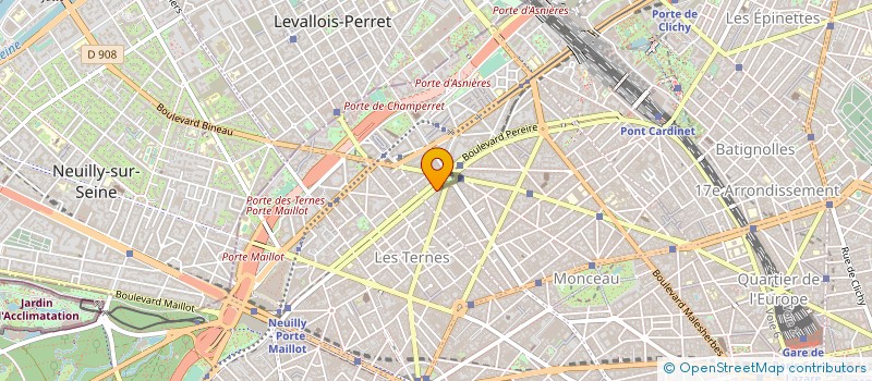 localisation de l'entreprise CHANET PEINTURES à PARIS