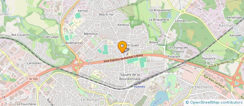 localisation de l'entreprise CHANFAMA à VANNES