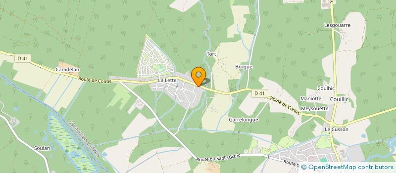 localisation de l'entreprise CHANFLOU  SAINT-JULIEN-EN-BORN