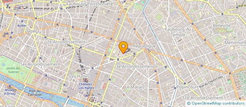 localisation de l'entreprise CHANG  PARIS