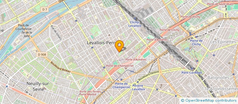 localisation de l'entreprise CHANG CHUN à LEVALLOIS-PERRET