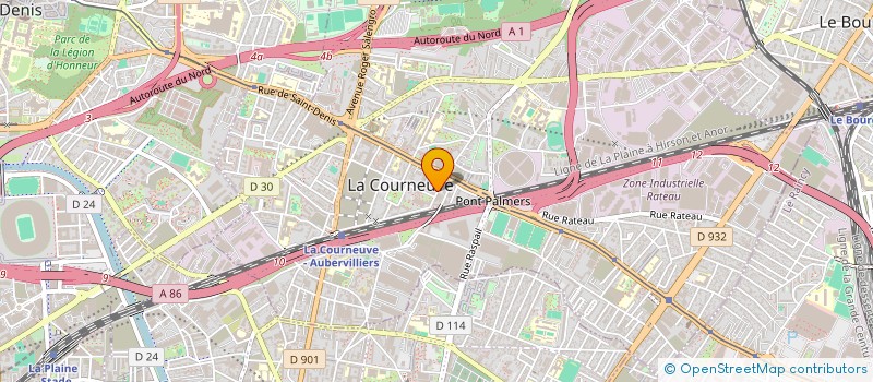 localisation de l'entreprise CHANG SHENG à LA COURNEUVE