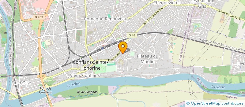 localisation de l'entreprise CHANG'UP CONSULTING  CONFLANS-SAINTE-HONORINE