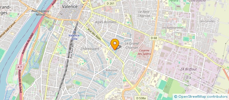 localisation de l'entreprise CHANGA  VALENCE