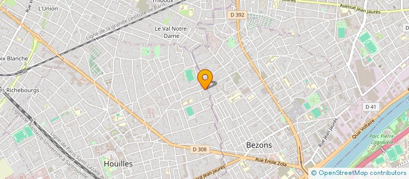 localisation de l'entreprise CHANGAN  HOUILLES