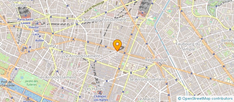 localisation de l'entreprise CHANGE DES ARCADES  PARIS