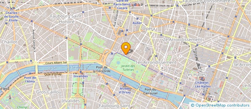 localisation de l'entreprise CHANGE ET COLLECTION à PARIS