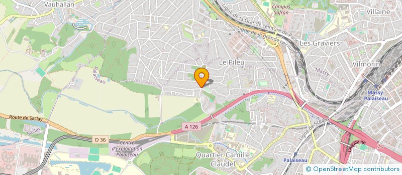 localisation de l'entreprise CHANGE FOCUS à PALAISEAU