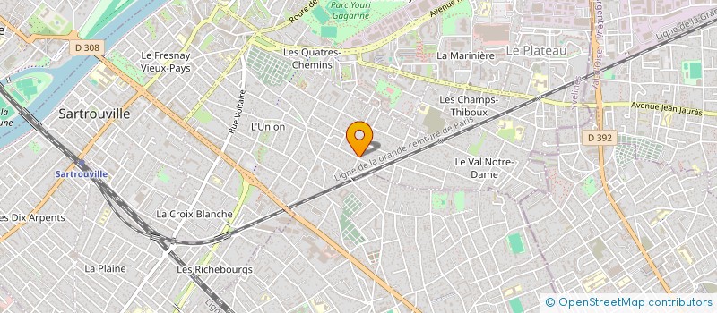 localisation de l'entreprise CHANGE IN MIND à SARTROUVILLE