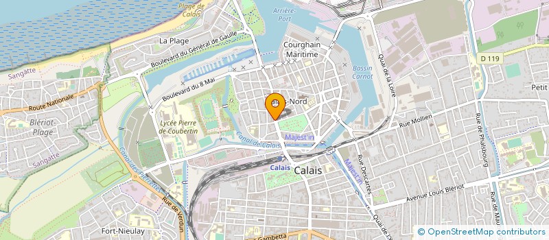 localisation de l'entreprise CHANGE MW  CALAIS