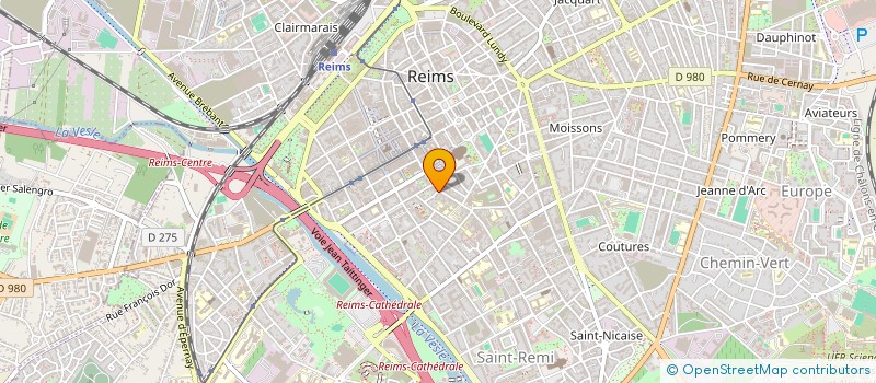 localisation de l'entreprise CHANGE-OR-REIMS  REIMS