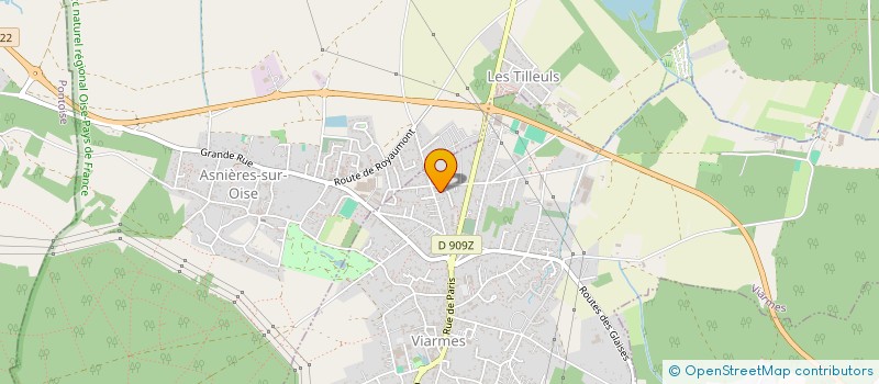 localisation de l'entreprise CHANGEMENT DE DECOR  VIARMES