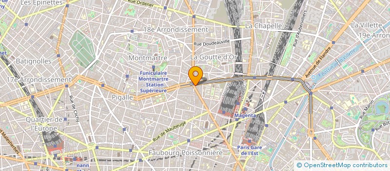 localisation de l'entreprise CHANGEMENT ET PROGRES  PARIS