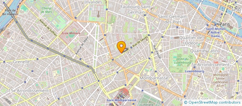 localisation de l'entreprise CHANGEMENTS  PARIS