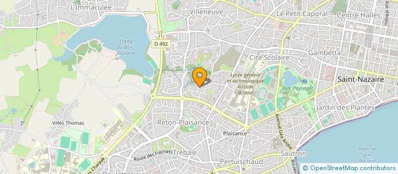 localisation de l'entreprise CHANGER D'ERE  SAINT-NAZAIRE