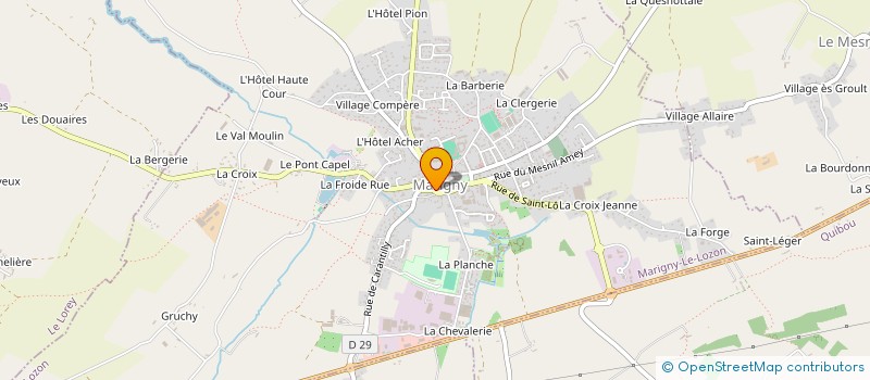 localisation de l'entreprise CHANGER D'HAIR  MARIGNY-LE-LOZON