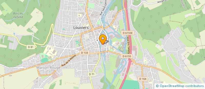 localisation de l'entreprise CHANGER LOUVIERS  LOUVIERS