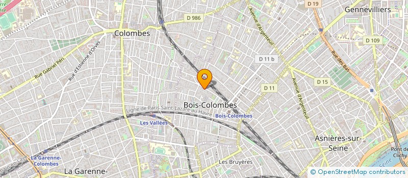 localisation de l'entreprise & CHANGER V.G à BOIS-COLOMBES