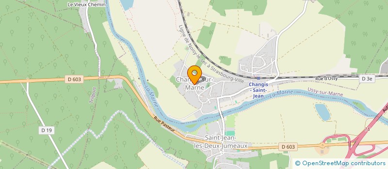 localisation de l'entreprise CHANGIS ANIMATION LE COMITE DES FETES CHANGISSOIS  CHANGIS-SUR-MARNE