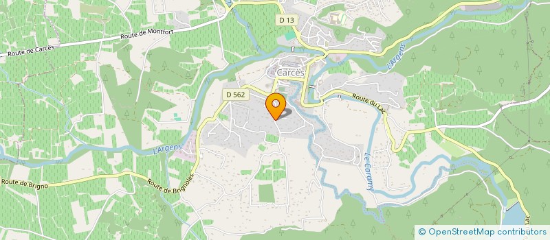 localisation de l'entreprise CHANGRILA  CARCES