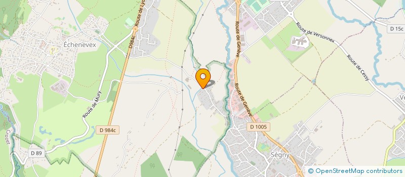 localisation de l'entreprise CHANGURON  ECHENEVEX