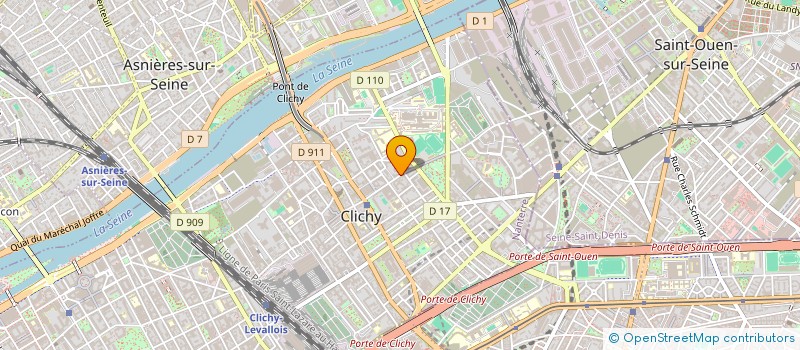 localisation de l'entreprise CHANI  CLICHY