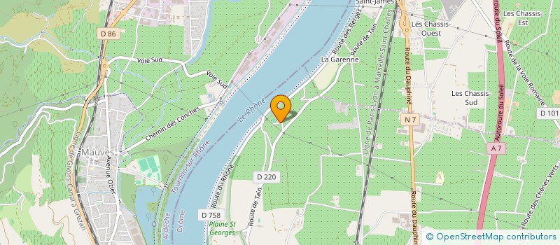 localisation de l'entreprise CHANIJU  LA ROCHE-DE-GLUN