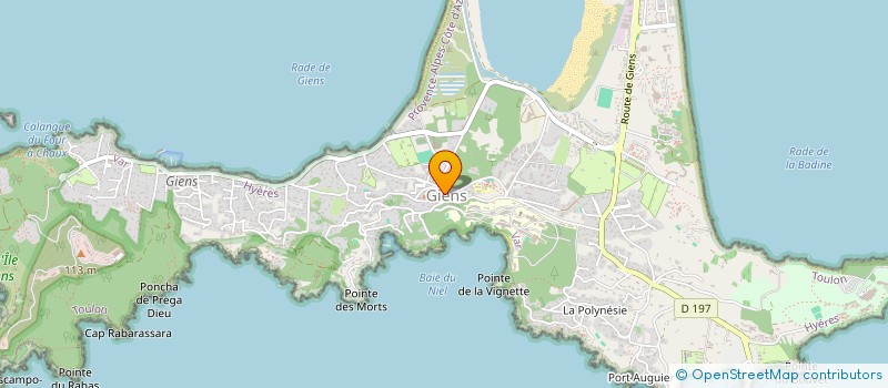 localisation de l'entreprise CHANIOLLEAU DEWITTE à HYERES