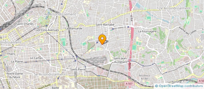 localisation de l'entreprise CHANIOT à MARSEILLE