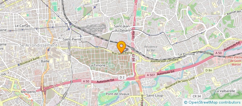 localisation de l'entreprise CHANIOT SARL à MARSEILLE