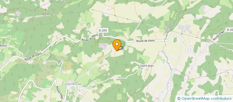 localisation de l'entreprise CHANIRO  CASENEUVE