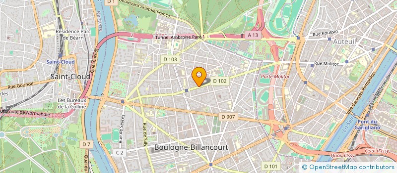 localisation de l'entreprise CHANNA à BOULOGNE-BILLANCOURT