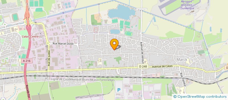 localisation de l'entreprise CHANNEL BAT  MARCK